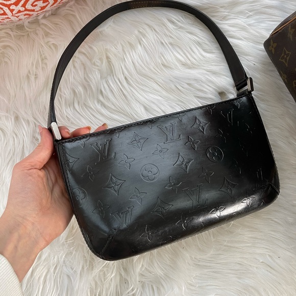 Louis Vuitton vernis black shoulder bag mat fowler - Picture 8 of 15